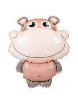 Balon foliowy ZOO - hipopotam
