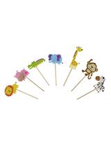 Dekoracja tortu - ZOO safari (7 szt.) - FSC Mix Credit