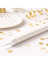 Fontanna party 12 cm - złote kropki