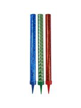 Fontanna party premium kolorowy płomień 18 cm (czerwony)