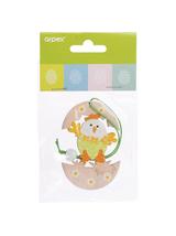 Drewniana zawieszka - pisanka