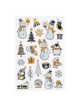 Świąteczne naklejki 3D Glamour