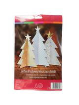 Zestaw kreatywny błyszczące choinki (3 szt.)