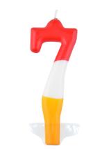 Świeczka cyferka - kolor nr 7