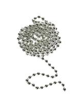 Łańcuch perełki 8 mm srebrny