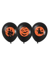 Balony z halloweenowym nadrukiem (5 szt.)