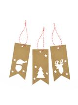 Zawieszki na prezenty eko (12 szt.)