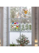 Świąteczne naklejki żelowe