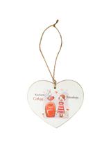 Drewniana tabliczka dekoracyjna duża