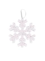 Lśniąca śnieżynka 20 cm