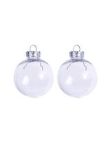 Bombki przezroczyste zrób to sam (2 szt.)