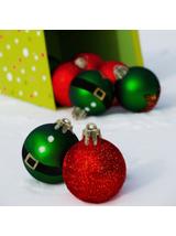 Zestaw bombek - elfy (9 szt.)