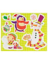 Zestaw naklejek świątecznych