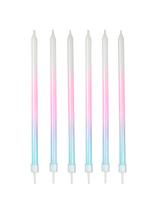 Świeczki ombre (6 szt.)