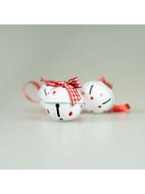 Dzwoneczki dekoracyjne - białe