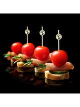 Szpilki do koreczków z kulami disco (16 szt.)