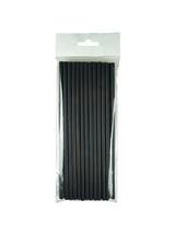 Słomki proste biodegradowalne (czarne)(zielone) - PLA (25 szt.)