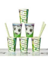 Kubki papierowe - Gol! (8 szt.)