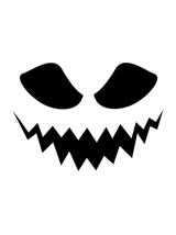 Szablony do dyni halloweenowej (10 szt.)