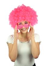 Peruka afro XXL różowa