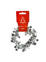 Łańcuch z gwiazdkami srebrny