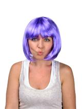 Peruka bob fioletowa