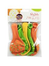 Balony neonowe kropki (5 szt.)