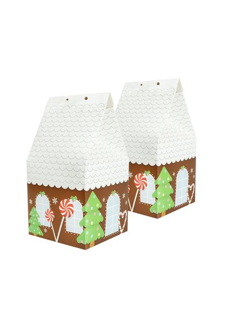 Papierowe domki na upominki (2 szt.)