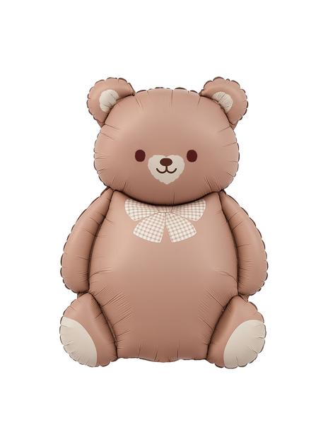 Balon foliowy miś z kokardą