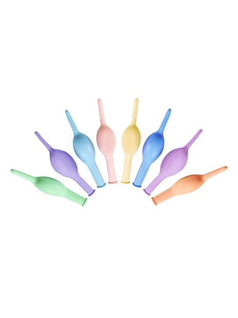 Balony pastelowe z łącznikiem (10 szt.)