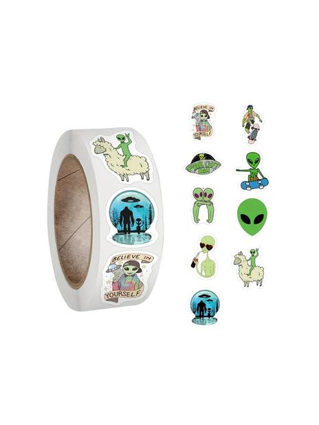 Zabawne naklejki - UFO (300 szt.)