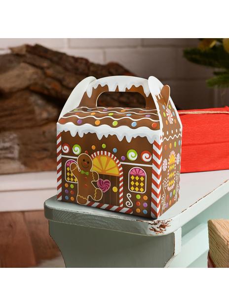 Papierowe domki - pudełko na upominki (2 szt.)