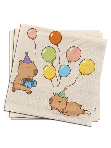 Serwetki papierowe - Kapibara (20 szt.) - FSC Mix Credit