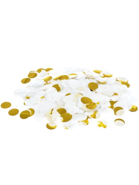 Konfetti - Celebrate! złoto-białe