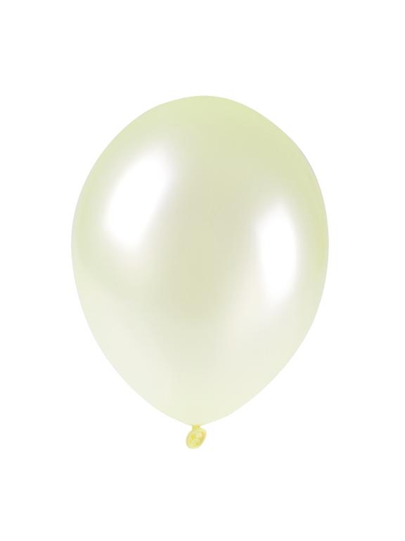 Balony metalizowane 11" kremowe (100 szt.)
