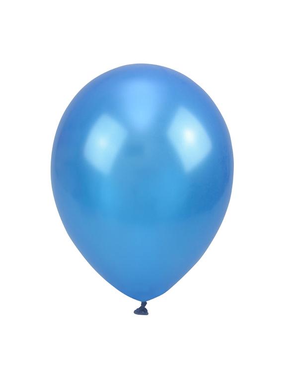 Balony metalizowane 12'' niebieskie (100 szt.)
