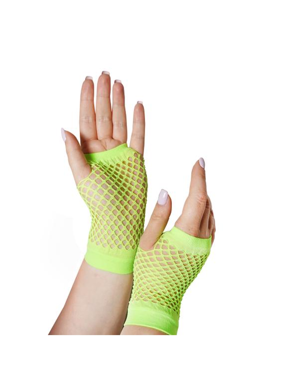 Rękawiczki siateczkowe neon (2 szt.)