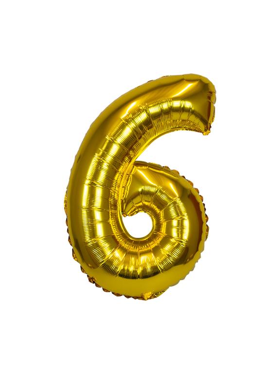 Balon foliowy cyferka nr 6