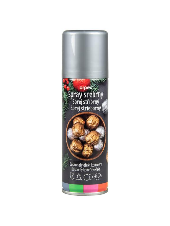 Spray dekoracyjny srebrny