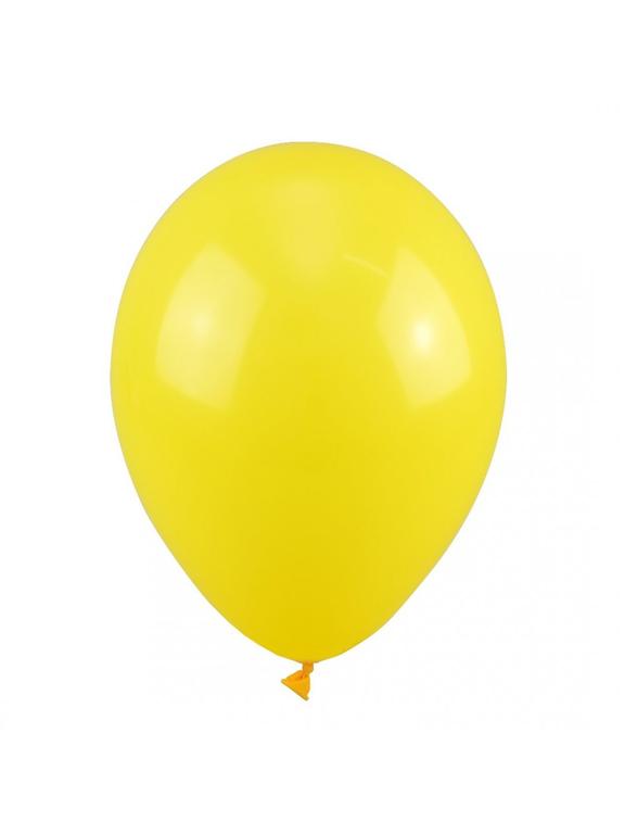 Balony pastelowe 10'' żółte (100 szt.)