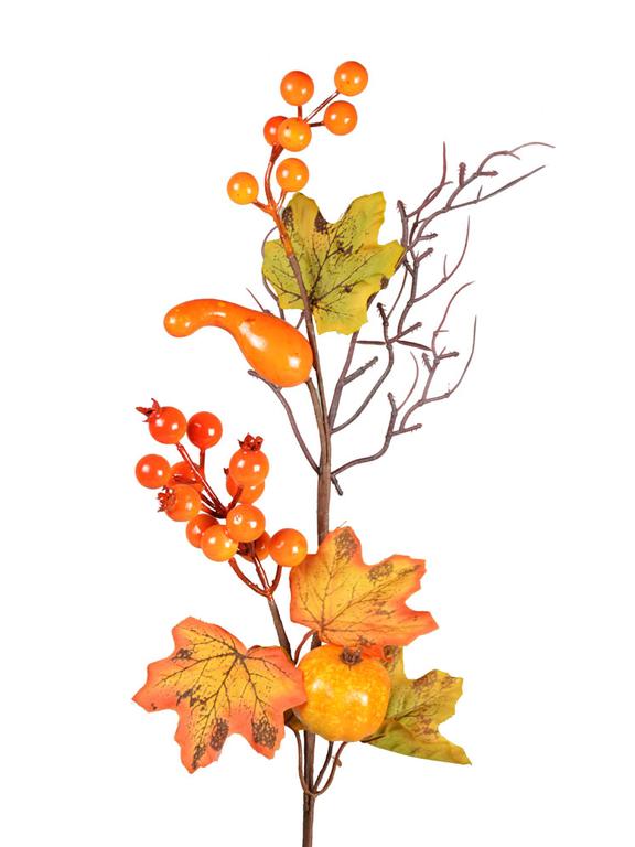 Gałązka ozdobna - małe dynie