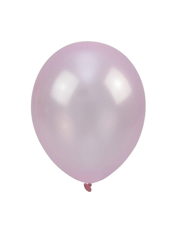 Balony metalizowane 12'' różowe (100 szt.)