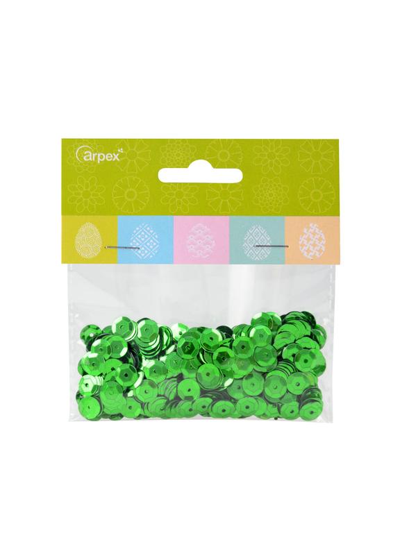 Cekiny dekoracyjne zielone