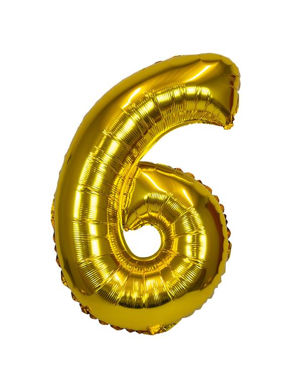 Balon foliowy cyferka XXL - nr 6