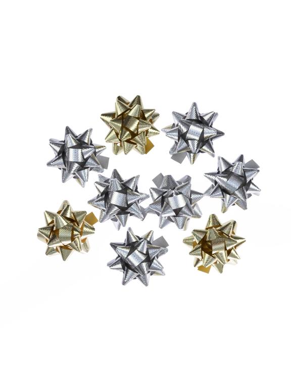 Kokardki samoprzylepne mini Glamour (8 szt.)