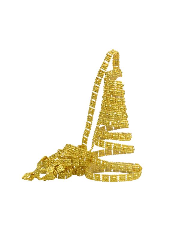 Łańcuch zdobiony złoty