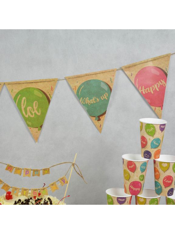 Girlanda - Kraft Balloons - FSC Mix