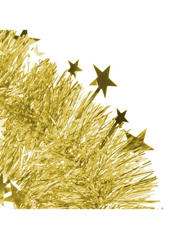 Łańcuch dekoracyjny - gwiazdki złoty