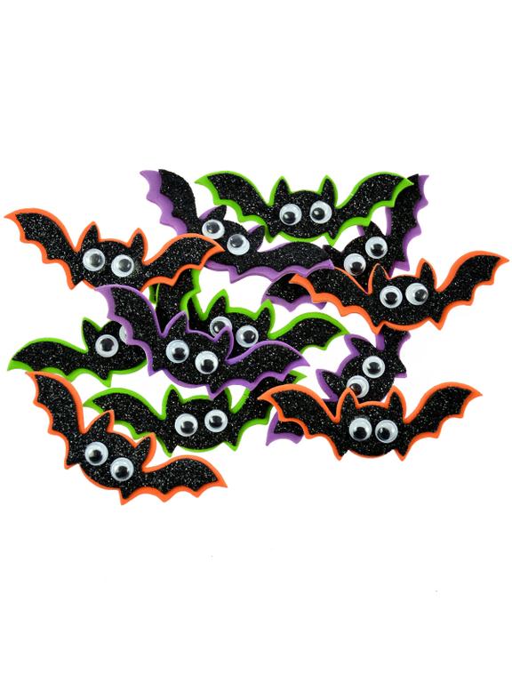 Piankowe naklejki halloweenowe (12 szt.)