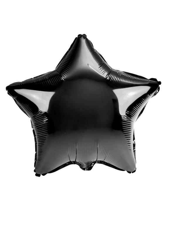 Balon foliowy gwiazda czarny